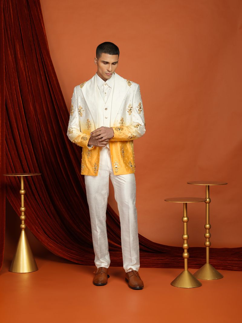 KAI - yellow ombré blazer set