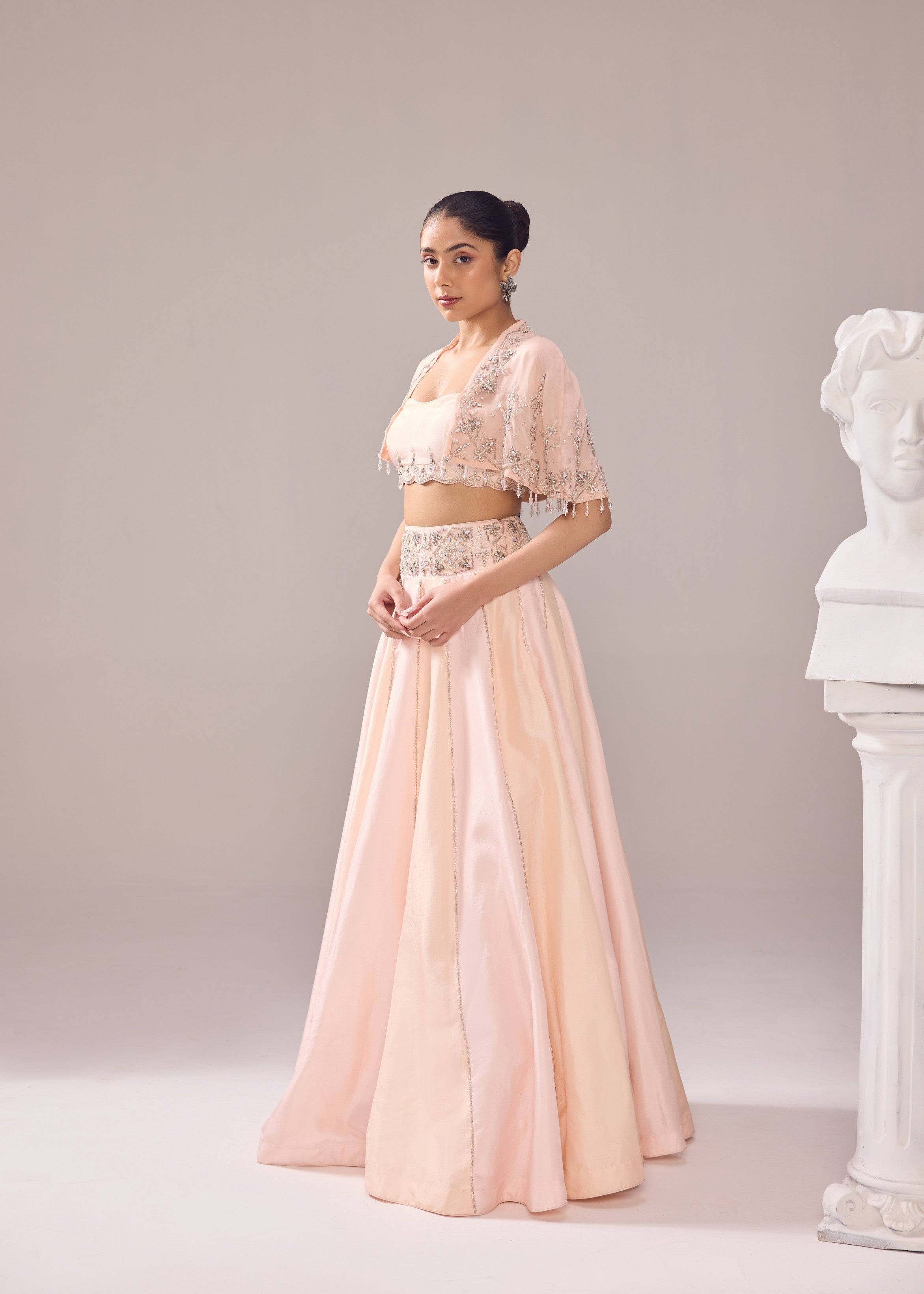 Margaret  Cape Lehenga set