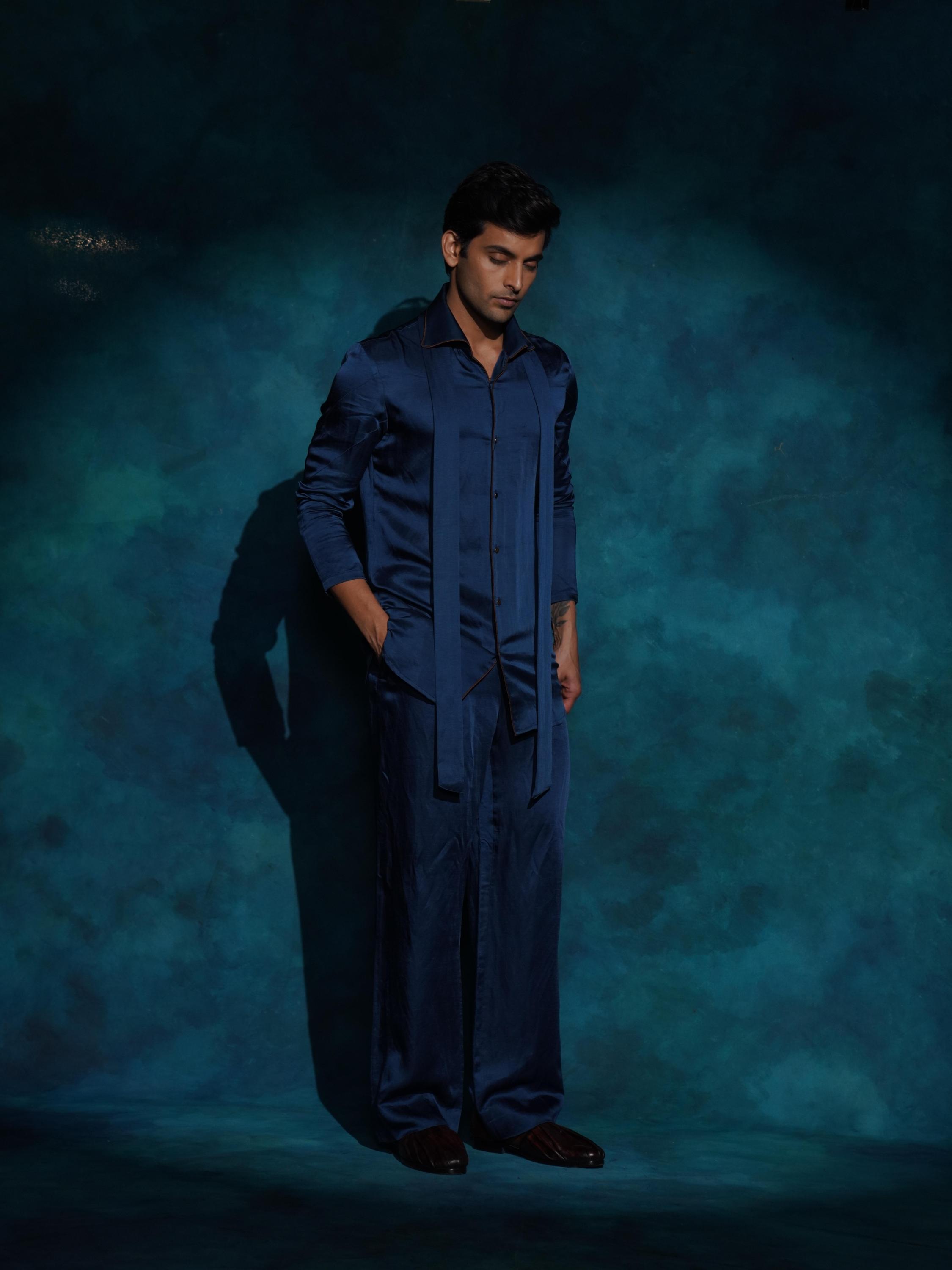 Classic Teal Shirt-KurtaSet