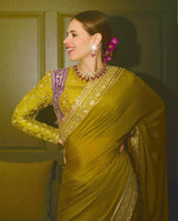 Kalki Koechlin in Nizaam Saree Set