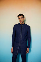 Blue Comet sherwani set
