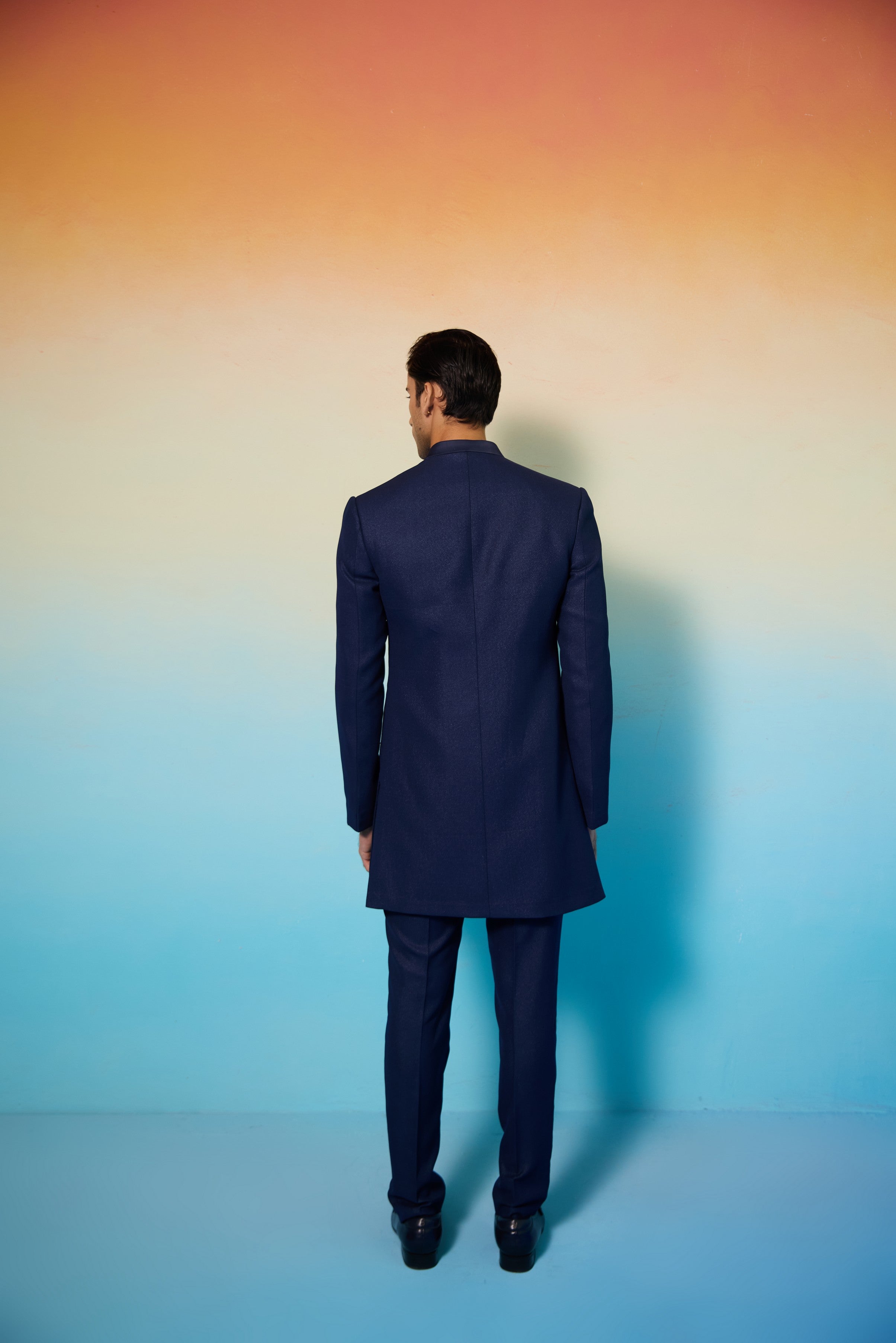 Blue Comet sherwani set
