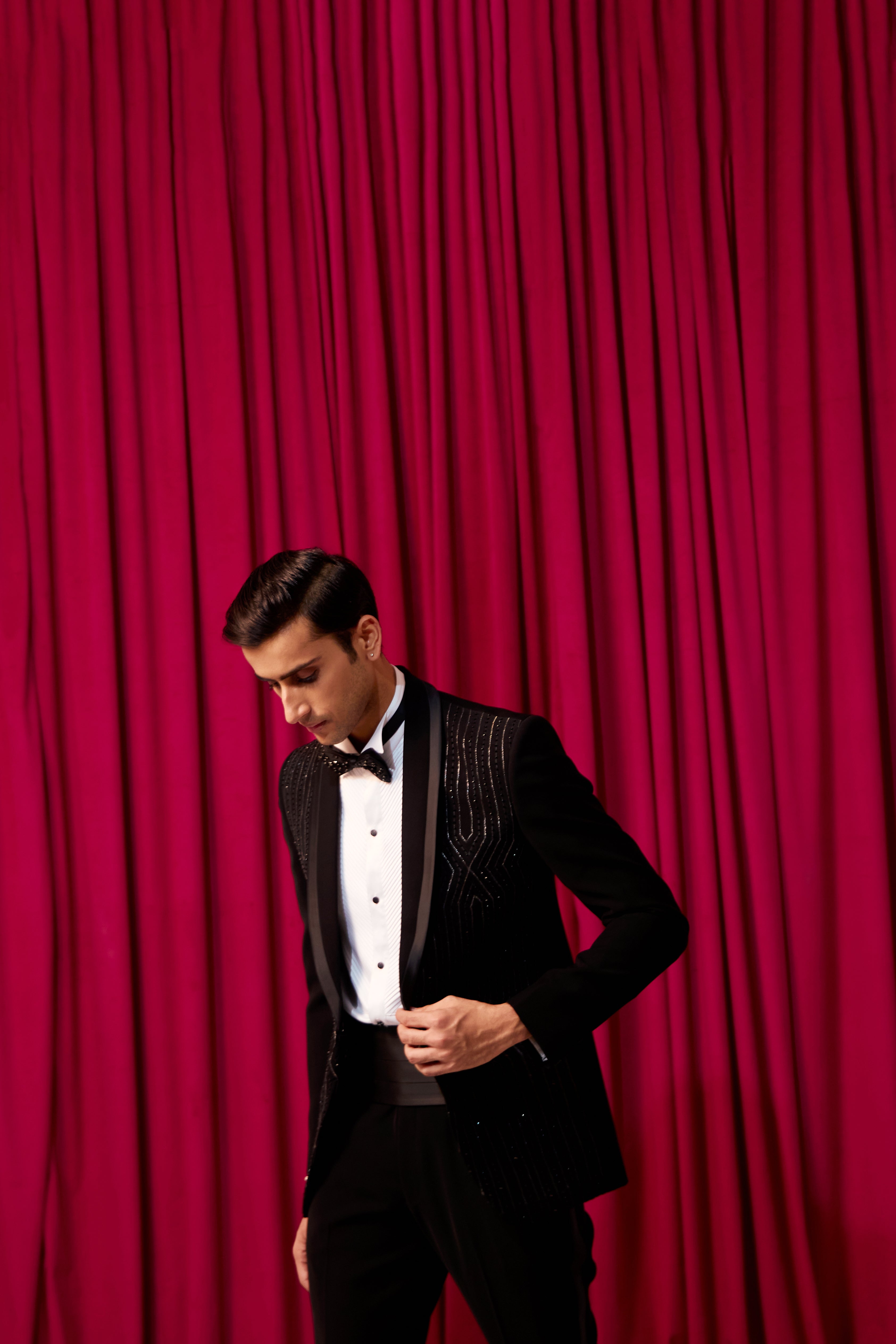 Illusion tuxedo set