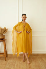 Ochre Kaftan Set