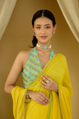 Pitambari Pure Silk Chiffon Saree