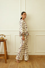 Ivory Kohinoor Buta Print Co-or Set