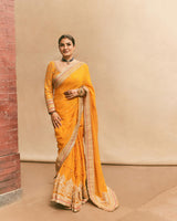 Raveena Tandon in Dilruba Saree Set