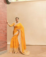 Raveena Tandon in Dilruba Saree Set