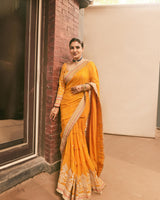 Raveena Tandon in Dilruba Saree Set