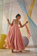 Myra anarkali set