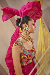 Swara lehenga saree set