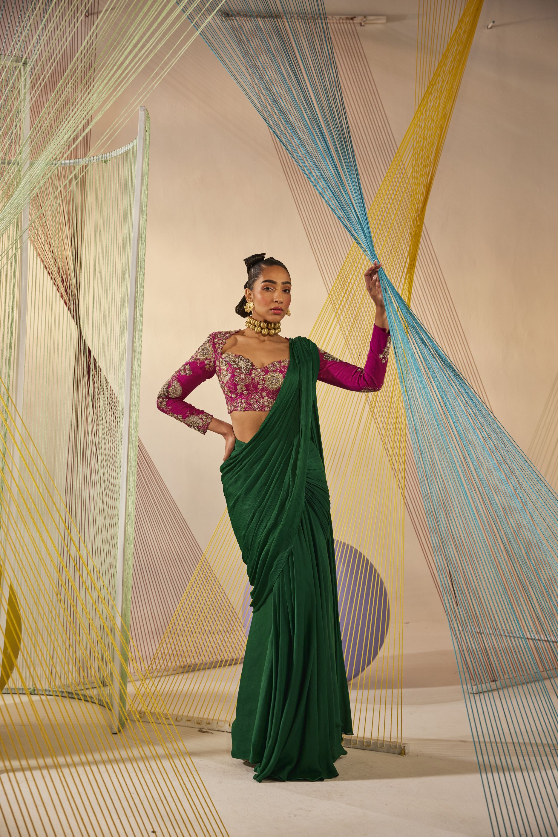 Saloni saree set