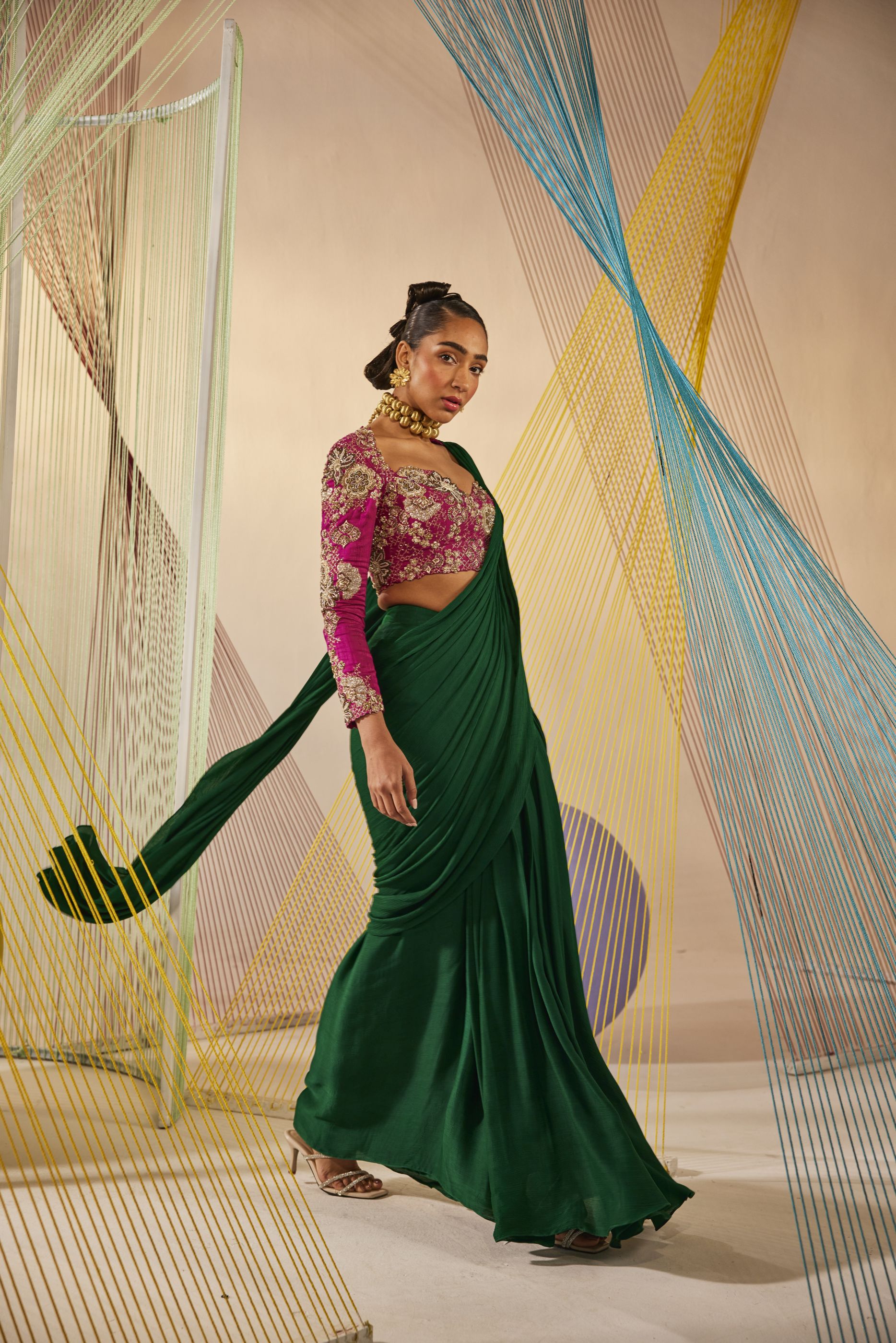 Saloni saree set