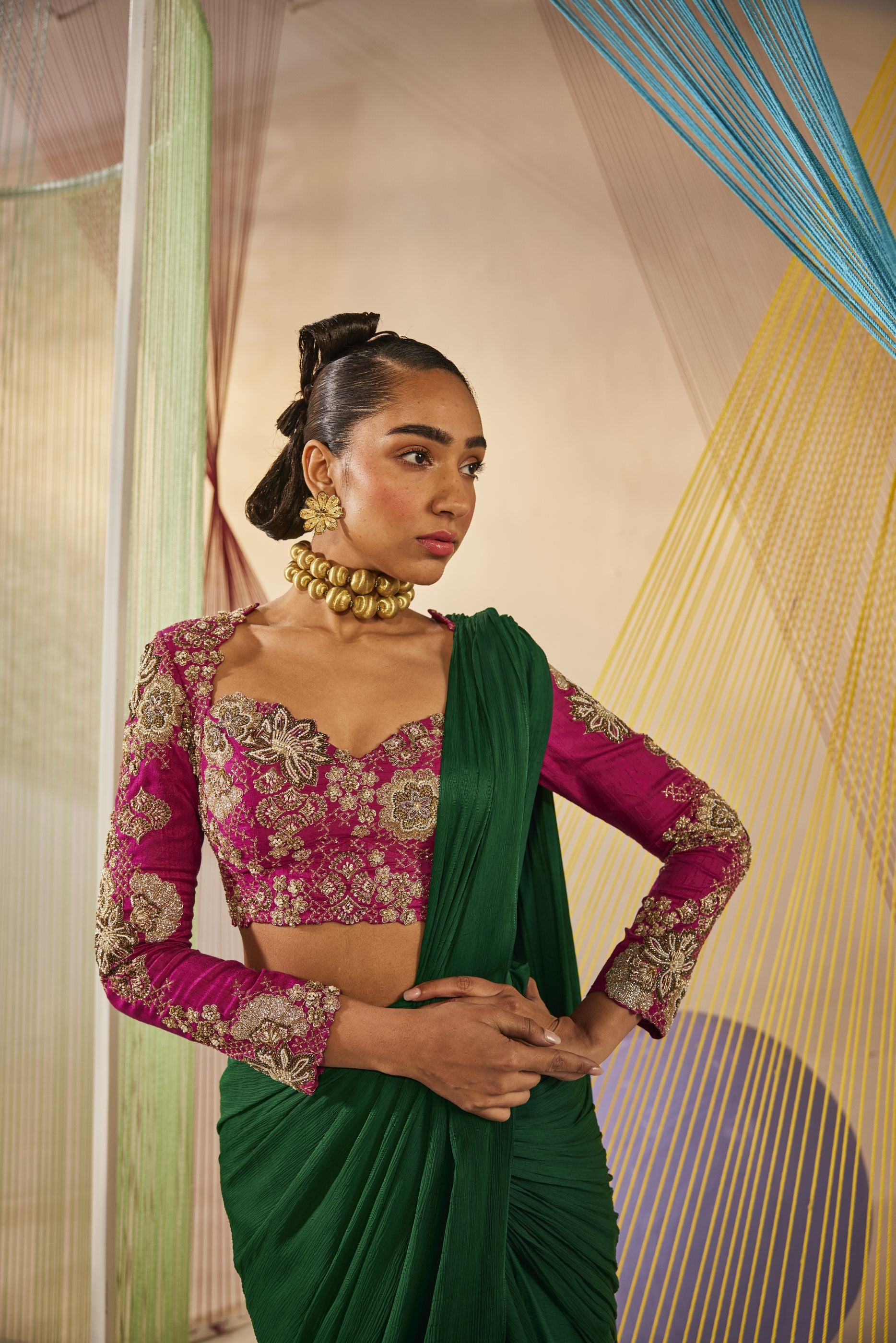 Saloni saree set