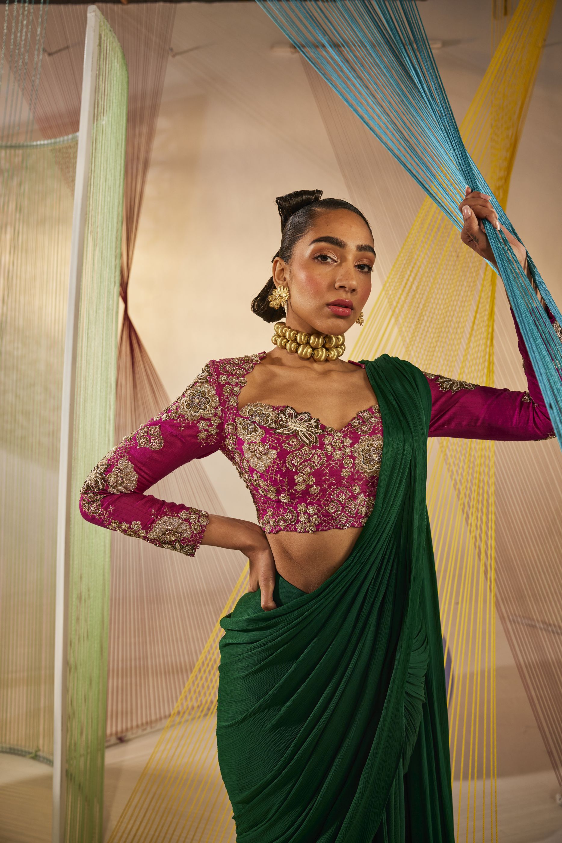 Saloni saree set