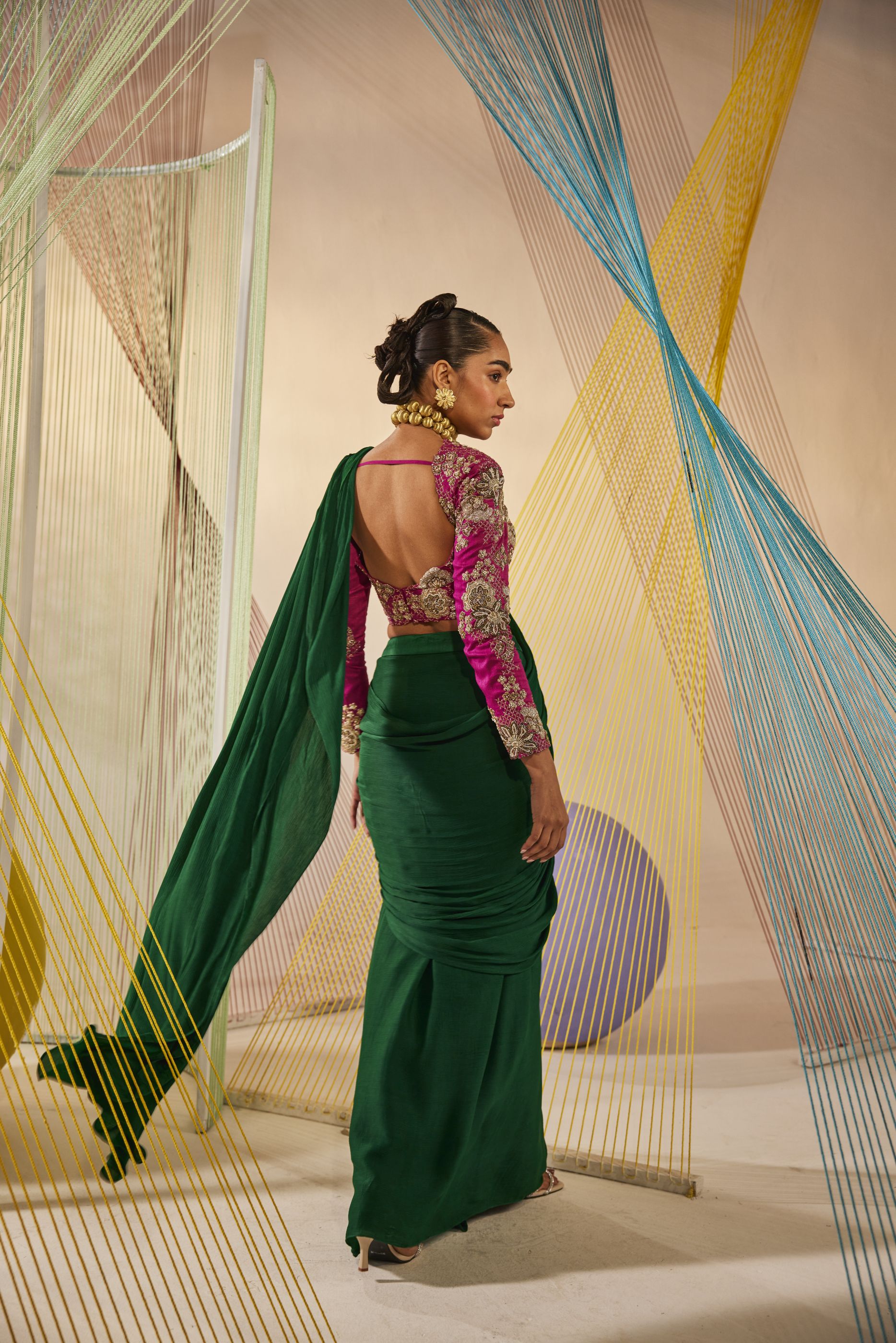 Saloni saree set