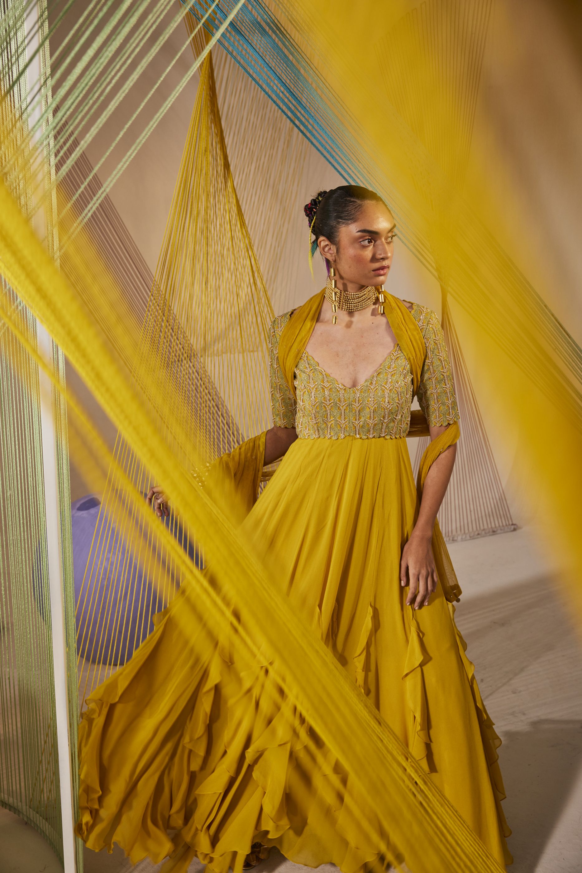 Aina anarkali set
