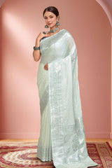 Banarasi Saree with running Blouse piece