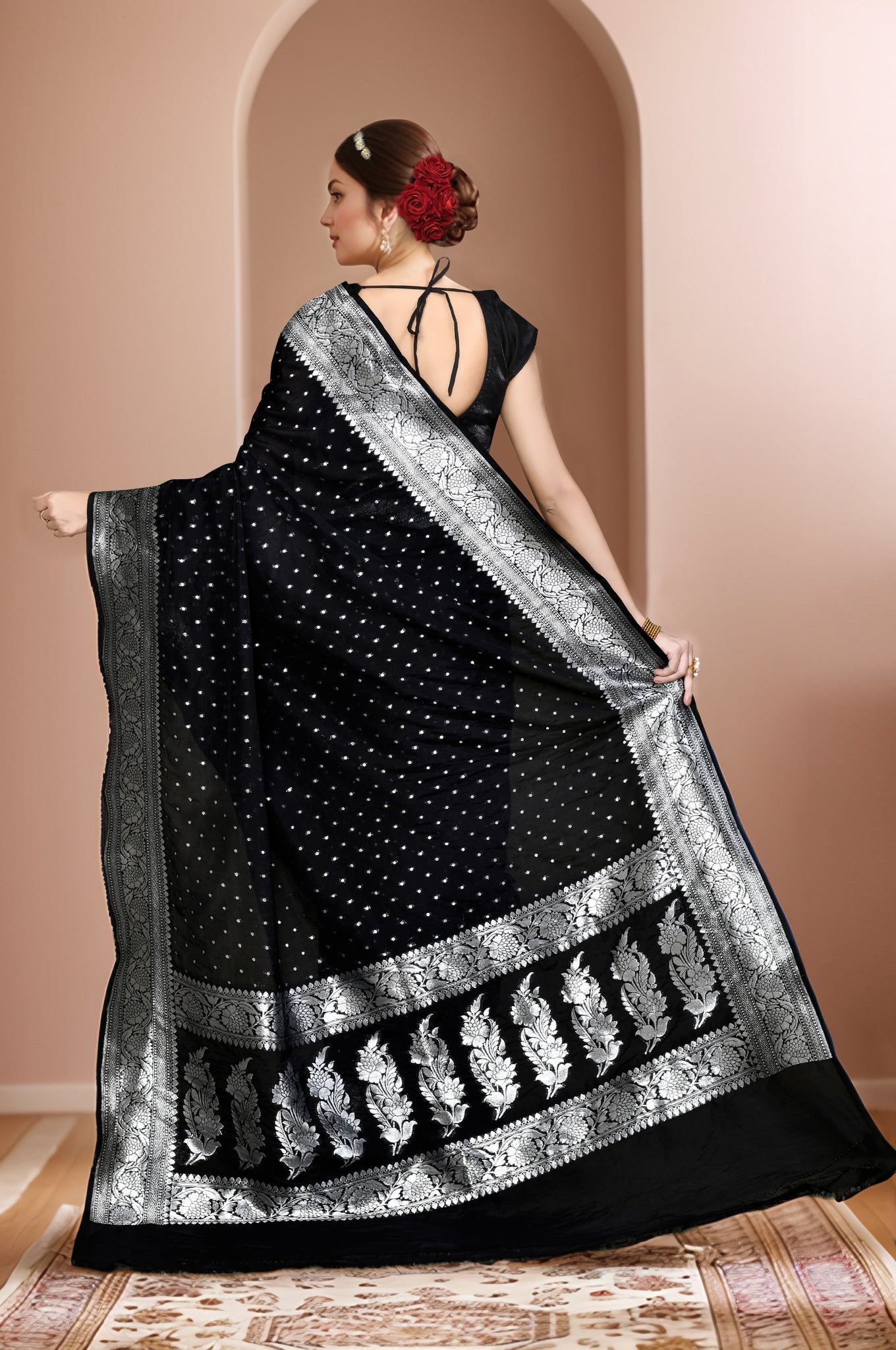 Banarasi Saree with running Blouse piece