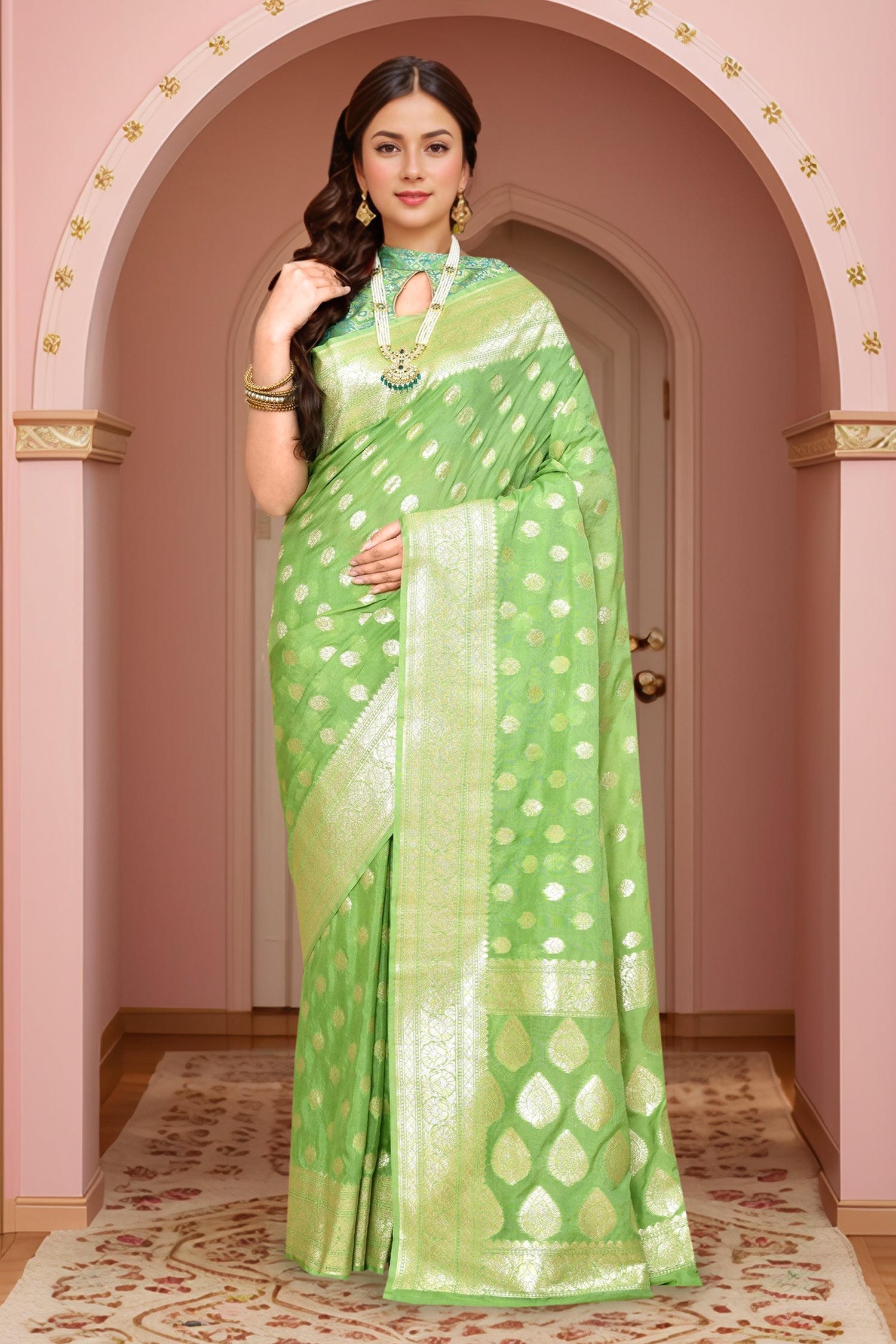 Banarasi Saree with running Blouse piece