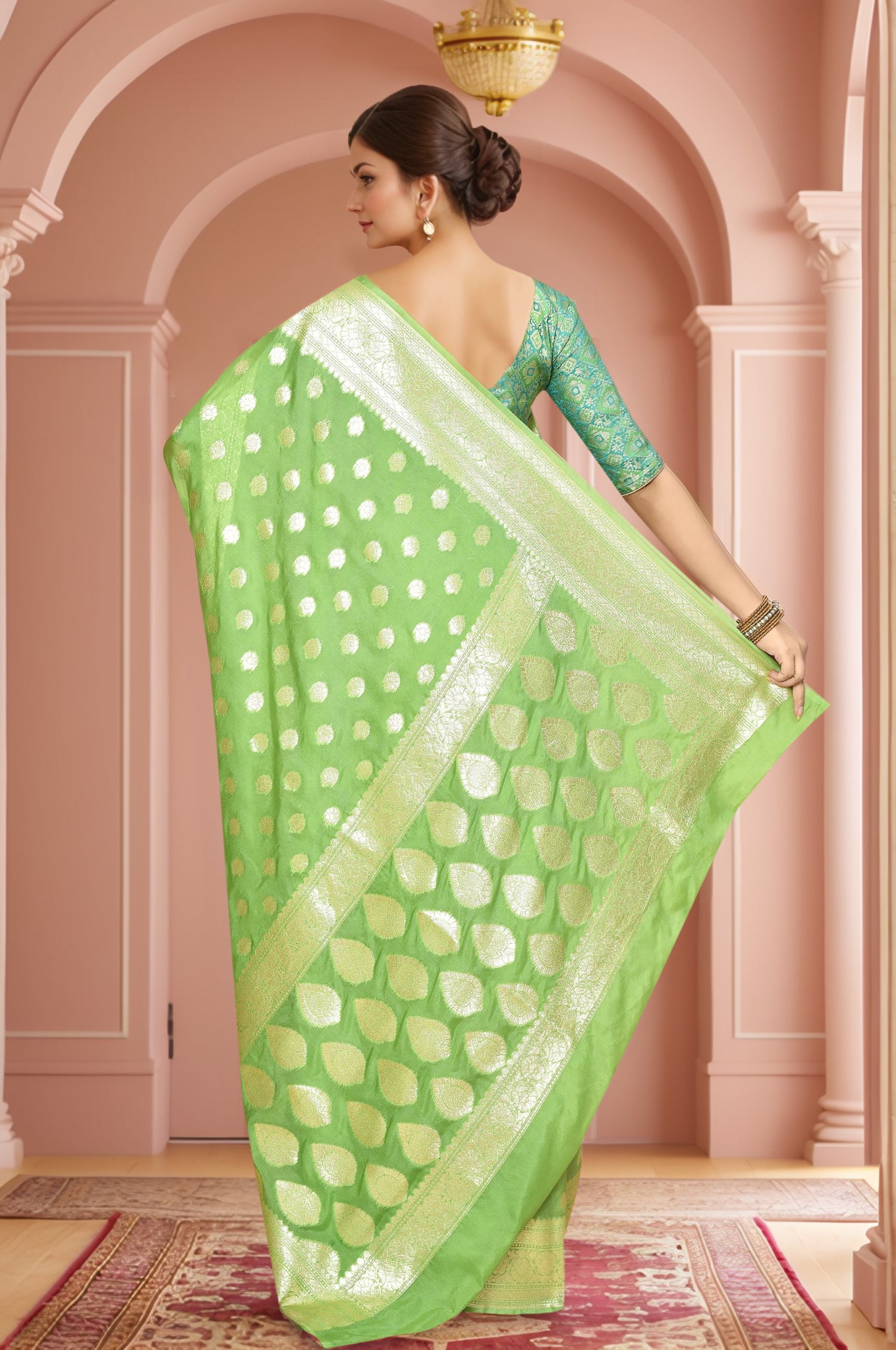 Banarasi Saree with running Blouse piece
