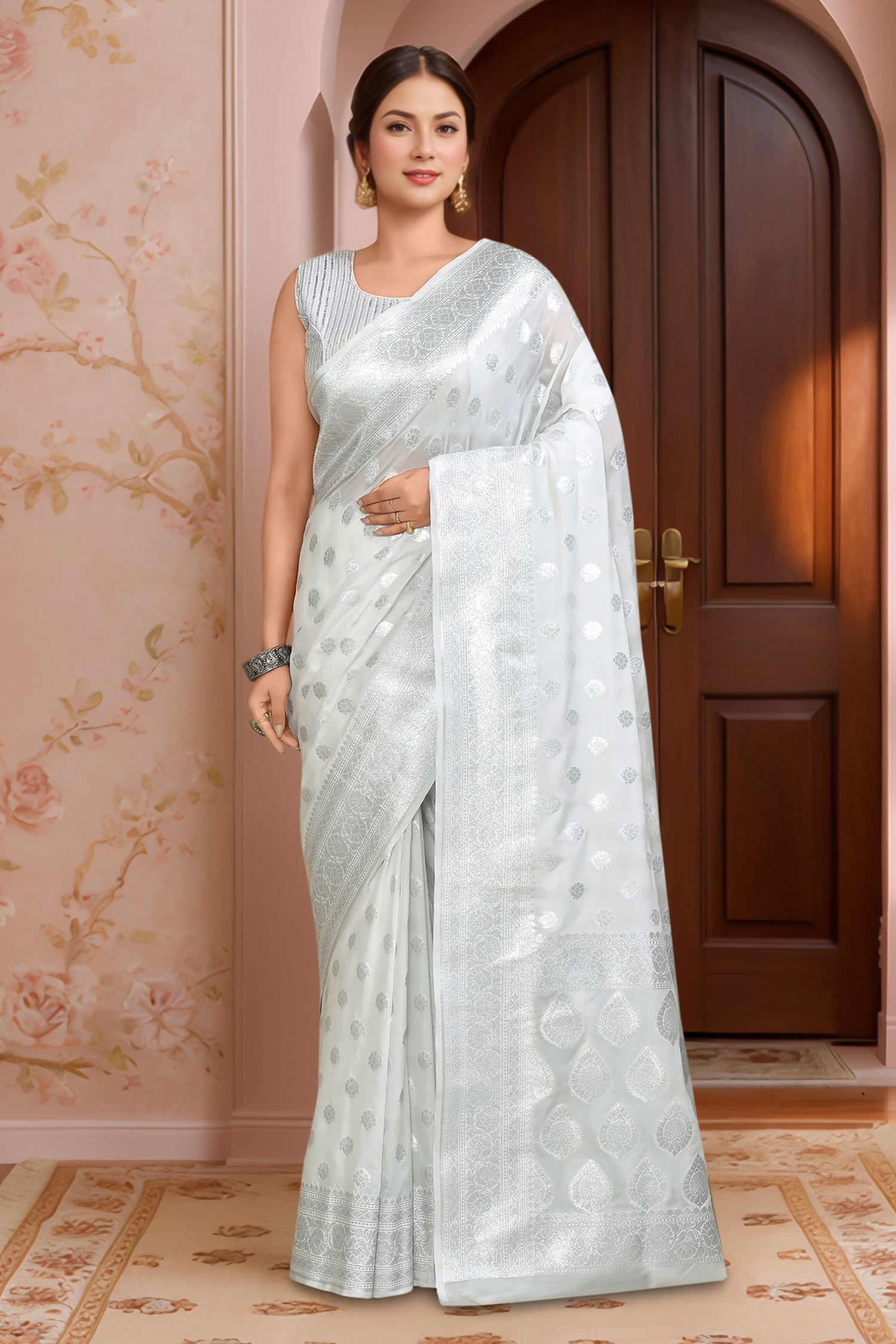Banarasi Saree with running Blouse piece