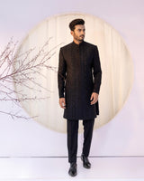 Midnight Muse Achkan Set