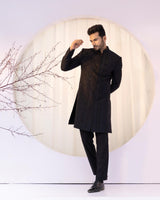 Midnight Muse Achkan Set