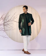 Moss Enchantment Open Jacket Set