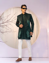 Moss Enchantment Open Jacket Set