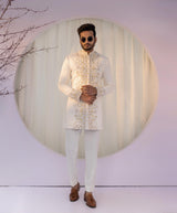 Pearlescent Pride Achkan Set