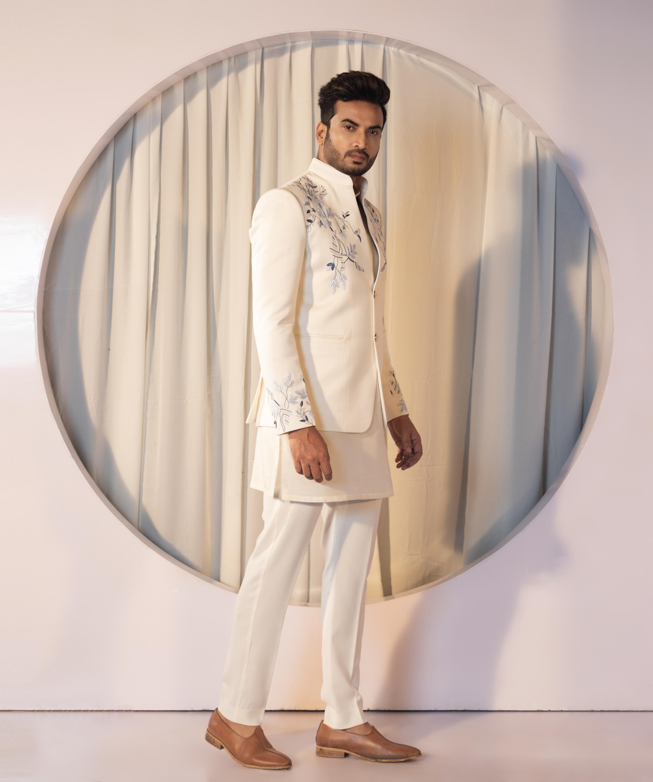 Pristine Bandhgala Set