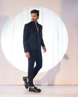 Noir Eclipse Jacket Set