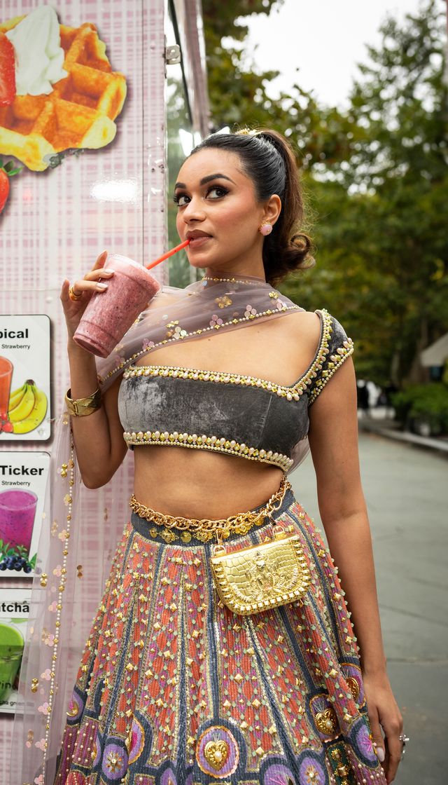 ALICE GREY LEHENGA SET